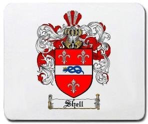 Shell coat of arms mouse pad