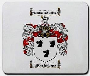 Macswene coat of arms mouse pad