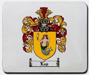 Lap coat of arms mouse pad
