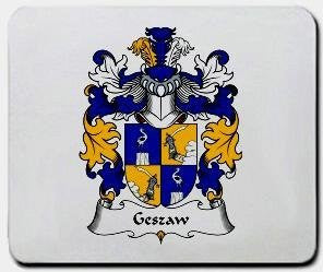 Geszaw coat of arms mouse pad
