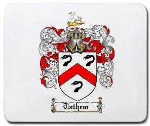 Tathem coat of arms mouse pad