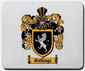Gathings coat of arms mouse pad