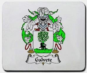 Galvete coat of arms mouse pad