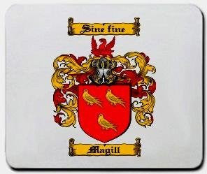 Magill coat of arms mouse pad