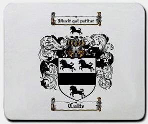 Culte coat of arms mouse pad