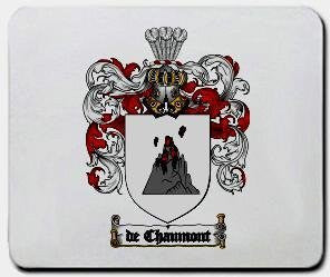 De-chaumont coat of arms mouse pad