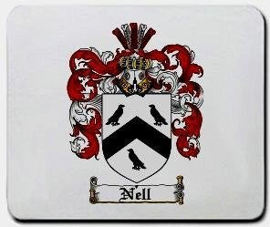 Nell coat of arms mouse pad