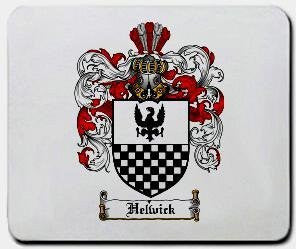 Helwick coat of arms mouse pad