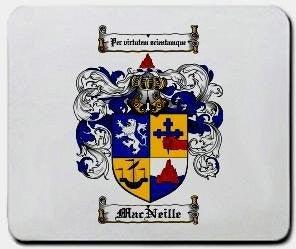 Macneille coat of arms mouse pad
