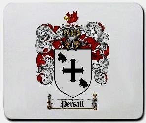 Persall coat of arms mouse pad