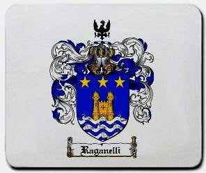 Ragananelli coat of arms mouse pad