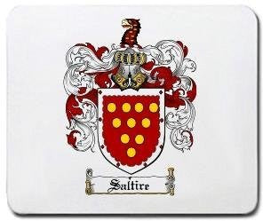 Saltire coat of arms mouse pad