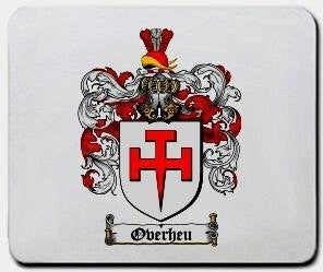 Overheu coat of arms mouse pad