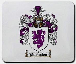 Baldirston coat of arms mouse pad