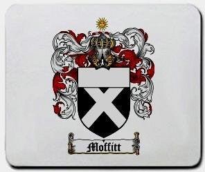 Moffitt coat of arms mouse pad