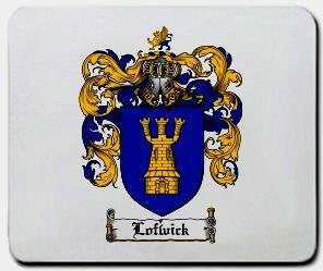 Lofwick coat of arms mouse pad