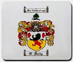 O'daily coat of arms mouse pad