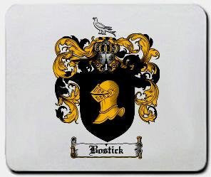 Bostick coat of arms mouse pad