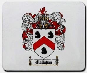 Mallahan coat of arms mouse pad
