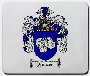 Federer coat of arms mouse pad