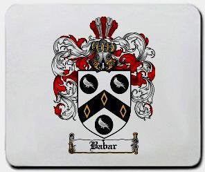 Babar coat of arms mouse pad