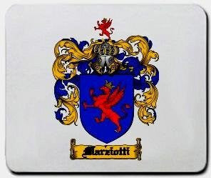 Marziotti coat of arms mouse pad