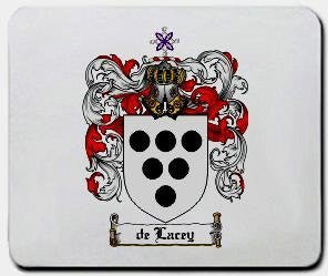 De-lacey coat of arms mouse pad