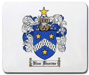 Van-baerse coat of arms mouse pad