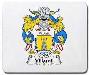 Villamil coat of arms mouse pad