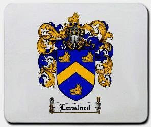 Lansford coat of arms mouse pad