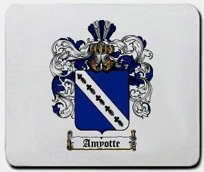 Amyotte coat of arms mouse pad