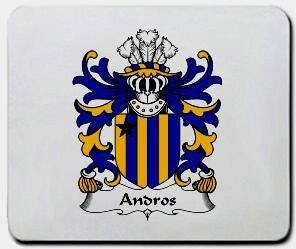 Andros coat of arms mouse pad