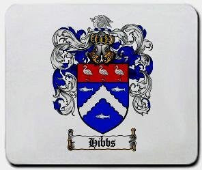 Hibbs coat of arms mouse pad