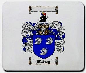 Horsey coat of arms mouse pad