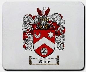 Korte coat of arms mouse pad