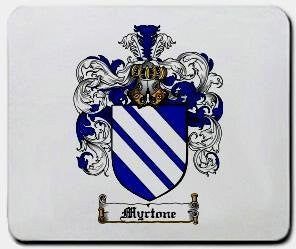 Myrtone coat of arms mouse pad