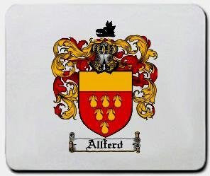 Allferd coat of arms mouse pad
