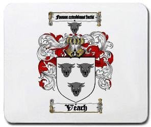 Veach coat of arms mouse pad