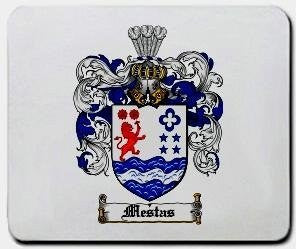 Mestas coat of arms mouse pad