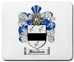 Swallow coat of arms mouse pad