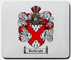 Boatwright coat of arms mouse pad
