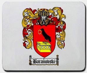 Baranovski coat of arms mouse pad