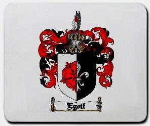 Egolf coat of arms mouse pad