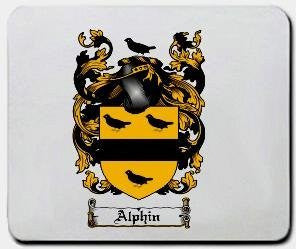 Alphin coat of arms mouse pad