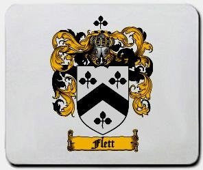Flett coat of arms mouse pad
