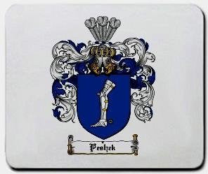 Peshek coat of arms mouse pad