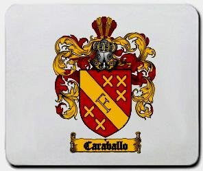 Caraballo coat of arms mouse pad