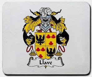 Llave coat of arms mouse pad