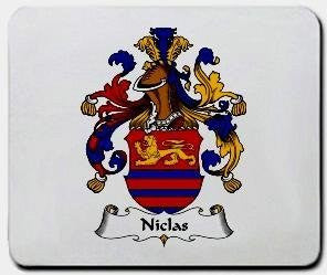 Niclas coat of arms mouse pad