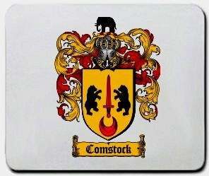 Comstock coat of arms mouse pad